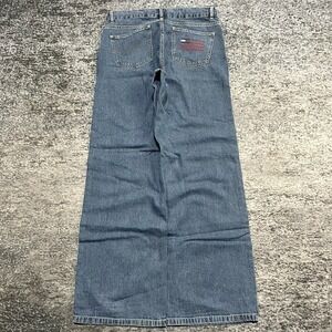 Tommy Hilfiger Jeans Womens 8 (30x32) Blue Bootcut Flare Western Boho Hippie Y2K